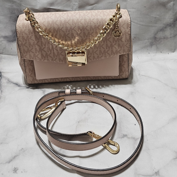 Michael Kors Handbags - Michael Kors Pink and GoldWomen's Bag